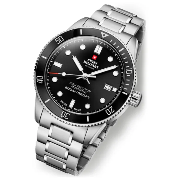 Ceas de mână pentru bărbați Swiss Military SM34088.01 Cuarț/ 41 mm photo 2 Ceas de mână pentru bărbați Swiss Military SM34088.01 Cuarț/ 41 mm photo 2