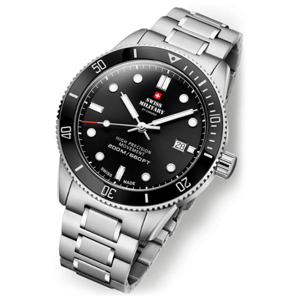 Ceas de mână pentru bărbați Swiss Military SM34088.01 Cuarț/ 41 mm photo 2 Ceas de mână pentru bărbați Swiss Military SM34088.01 Cuarț/ 41 mm photo 2
