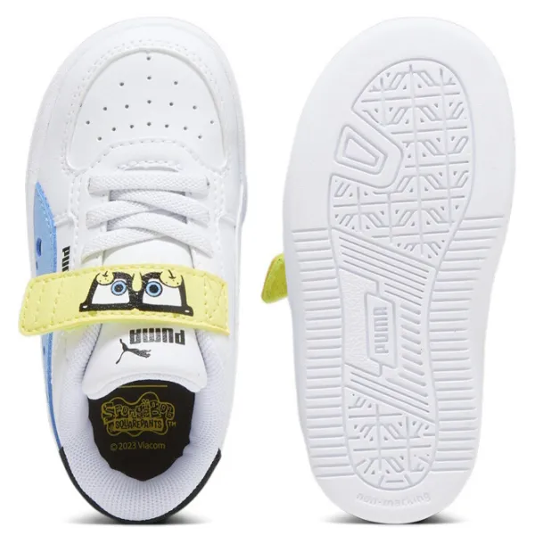 Ghete pentru băieți Puma Caven 2.0 Spongebob AC+ Inf Demisezon/ White photo 2 Ghete pentru băieți Puma Caven 2.0 Spongebob AC+ Inf Demisezon/ White photo 2