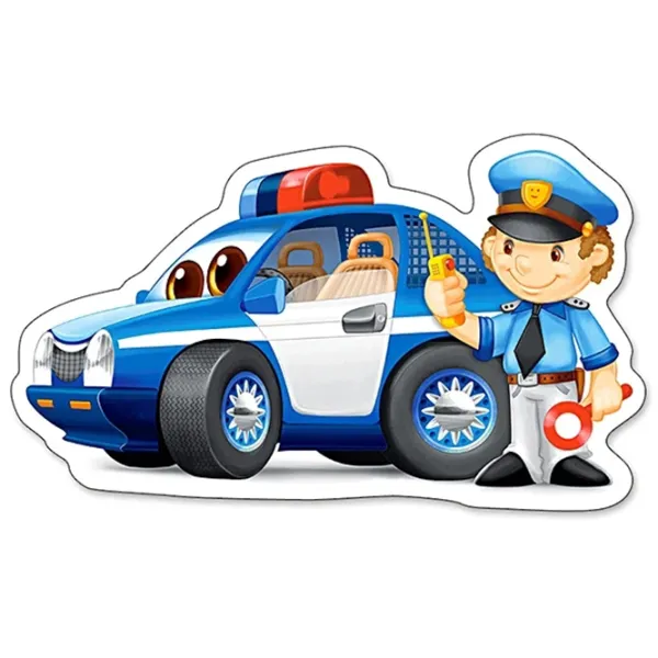 Set de puzzle-uri Castorland Rescue Services 4+/ Numărul de piese: 22 photo 5