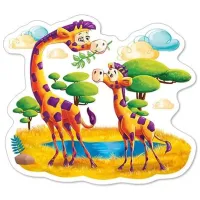 Set de puzzle-uri Castorland Animals of Africa 3+/ Numărul de piese: 22 photo 4