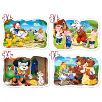 Set de puzzle-uri Castorland Classic Fairy Tales 3+/ Numărul de piese: 22 photo 2