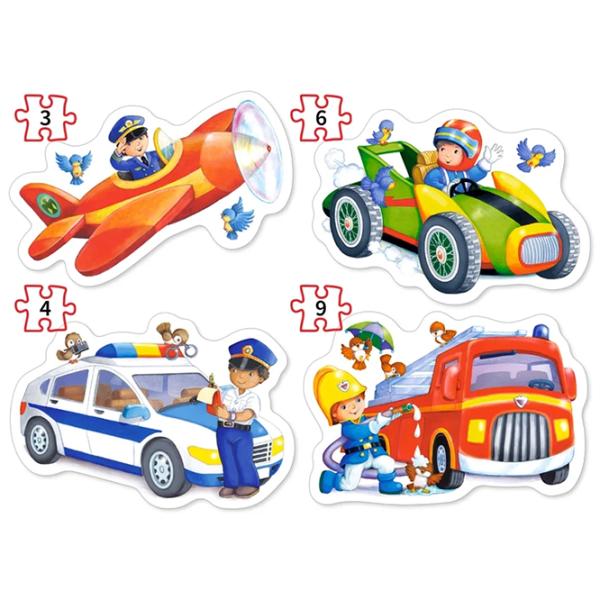 Set de puzzle-uri Castorland Exciting Jobs 3+/ Numărul de piese: 22 photo 2