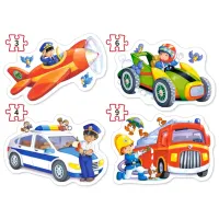 Set de puzzle-uri Castorland Exciting Jobs 3+/ Numărul de piese: 22 photo 2