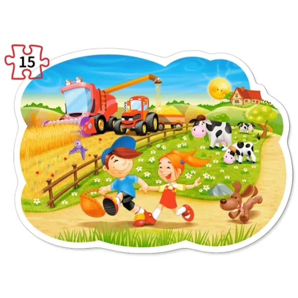 Set de puzzle-uri Castorland Four Seasons 4+/ Numărul de piese: 55 photo 2