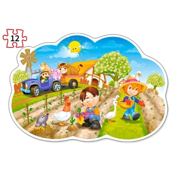 Set de puzzle-uri Castorland Four Seasons 4+/ Numărul de piese: 55 photo 3