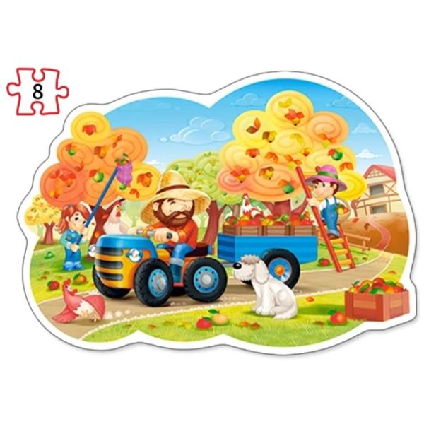Set de puzzle-uri Castorland Four Seasons 4+/ Numărul de piese: 55 photo 4
