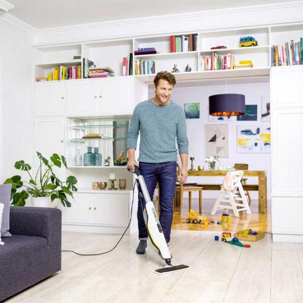 Пароочиститель KARCHER SC3 Upright EasyFix MOP (1.513-530.0) Ручной/ 1600 Вт/ Белый photo 6