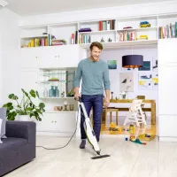 Curățitor cu aburi KARCHER SC3 Upright EasyFix MOP (1.513-530.0) De mână/ 1600 W/ White photo 6