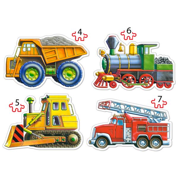 Set de puzzle-uri Castorland African Animals 3+/ Numărul de piese: 22 photo 2