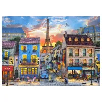 Puzzle 2D Castorland 500 Streets of Paris 9+/ Numărul de piese: 500 photo 2