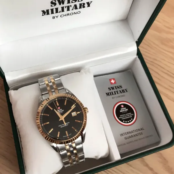 Ceas de mână pentru bărbați Swiss Military SM34065.04 Cuarț/ 40 mm photo 4