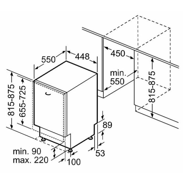 Mașină de spălat vase Bosch SPV2IKX10E Full size/ Black photo 9 Mașină de spălat vase Bosch SPV2IKX10E Full size/ Black photo 9