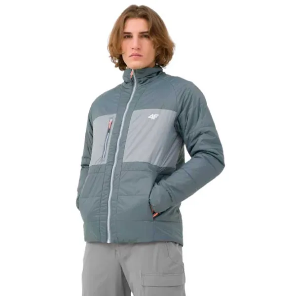 Ветровка для мужчин 4F 4FSS23TDJAM053-24S Демисезонная/ Серый photo 3 Ветровка для мужчин 4F 4FSS23TDJAM053-24S Демисезонная/ Серый photo 3