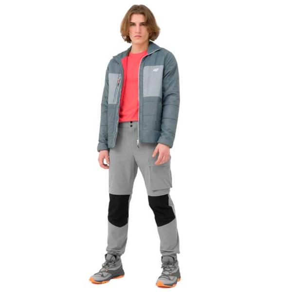 Ветровка для мужчин 4F 4FSS23TDJAM053-24S Демисезонная/ Серый photo 4 Ветровка для мужчин 4F 4FSS23TDJAM053-24S Демисезонная/ Серый photo 4