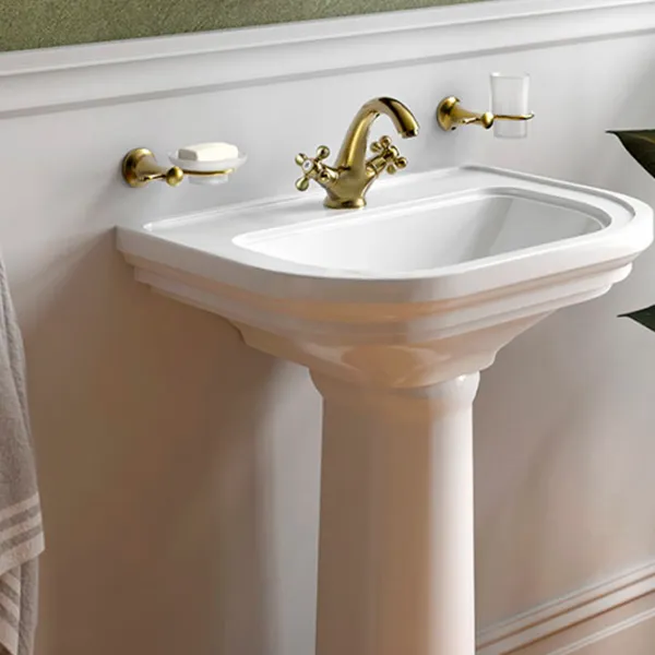 Смеситель для умывальника Ferro BAI2BR Двойная команда photo 3