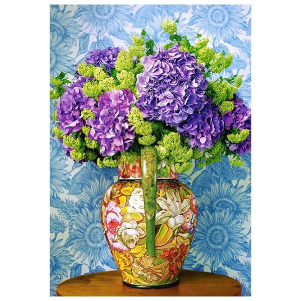 Puzzle 2D Castorland 1000 Bouquet Of Hydrangeas 9+/ Numărul de piese: 1000 photo 2