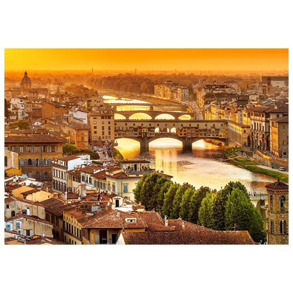 Пазл 2D Castorland 1000 Bridges of Florence 9+/ Количество деталей: 1000 photo 2