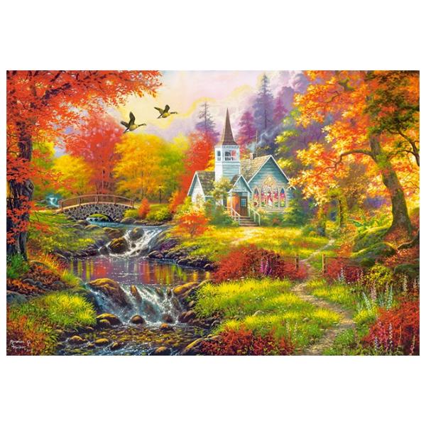 Puzzle 2D Castorland 1000 Autumn Vibes 9+/ Numărul de piese: 1000 photo 2