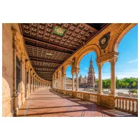 Puzzle 2D Castorland 1000 Spanish Square, Seville, Spain 9+/ Numărul de piese: 1000 photo 2