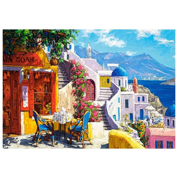 Puzzle 2D Castorland 1000 Afternoon on the Aegean Sea 9+/ Numărul de piese: 1000 photo 2