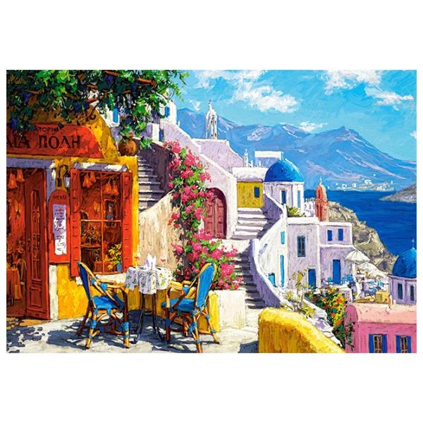 Puzzle 2D Castorland 1000 Afternoon on the Aegean Sea 9+/ Numărul de piese: 1000 photo 2