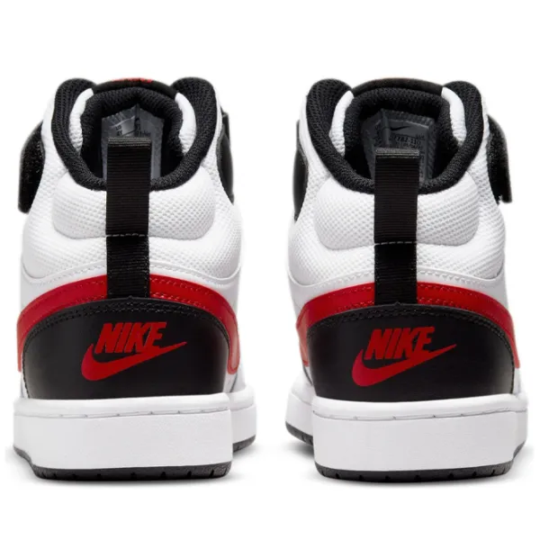 Ghete pentru băieți Nike Court Borough Mid 2 Ps Demisezon/ White photo 3