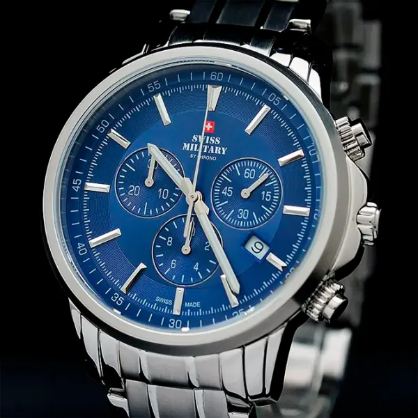 Ceas de mână pentru bărbați Swiss Military SM34052.03 Cuarț/ 42 mm photo 2 Ceas de mână pentru bărbați Swiss Military SM34052.03 Cuarț/ 42 mm photo 2