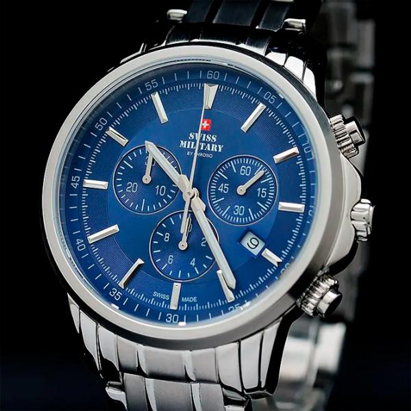 Ceas de mână pentru bărbați Swiss Military SM34052.03 Cuarț/ 42 mm photo 2 Ceas de mână pentru bărbați Swiss Military SM34052.03 Cuarț/ 42 mm photo 2