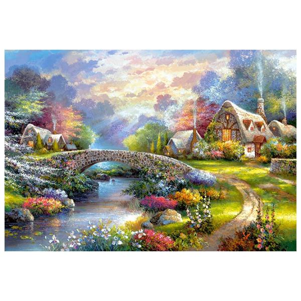 Puzzle 2D Castorland 1000 Springtime Glory 9+/ Numărul de piese: 1000 photo 2