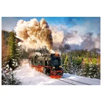 Puzzle 2D Castorland 1000 Steam Train 9+/ Numărul de piese: 1000 photo 2