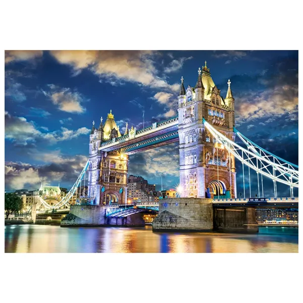 Puzzle 2D Castorland 1500 Tower Bridge, London, England 9+/ Numărul de piese: 1500 photo 2