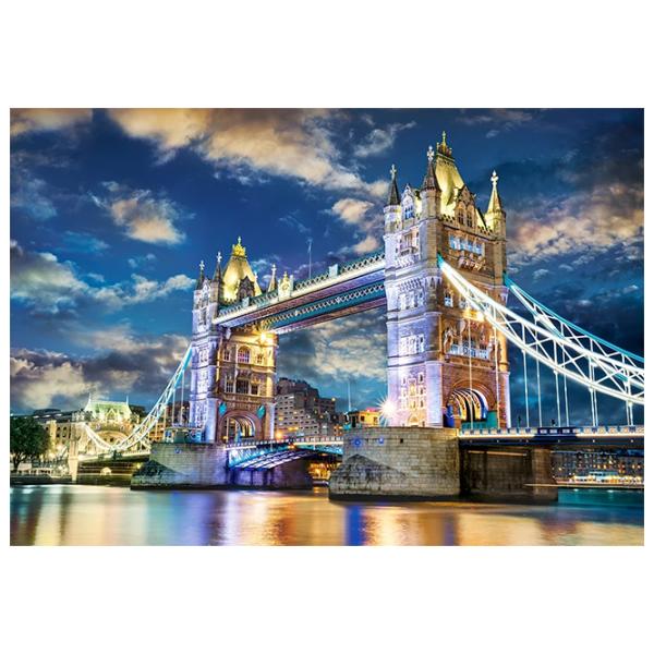 Puzzle 2D Castorland 1500 Tower Bridge, London, England 9+/ Numărul de piese: 1500 photo 2
