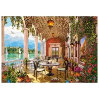 Puzzle 2D Castorland 1500 Lakeside Terrace 9+/ Numărul de piese: 1500 photo 2