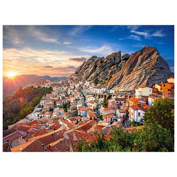 Puzzle 2D Castorland 3000 Pietrapertosa, Italy 9+/ Numărul de piese: 3000 photo 2