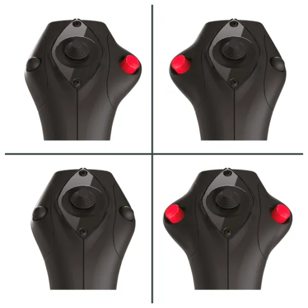 Joystick Thrustmaster TCA Officer Pack Airbus Edition Cu fir/ 33 buttons/ Blue photo 8