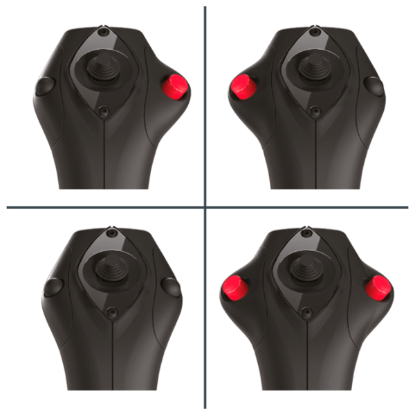 Joystick Thrustmaster TCA Officer Pack Airbus Edition Cu fir/ 33 buttons/ Blue photo 8
