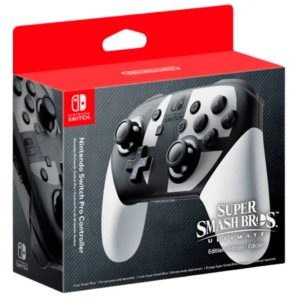 Геймпад Nintendo Pro Controller Super Smash Bros. Ultimate Edition Беспроводные/ buttons/ Black photo 4