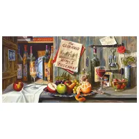 Puzzle 2D Castorland 4000 Vintage Red & Italian Treasures 9+/ Numărul de piese: 4000 photo 2