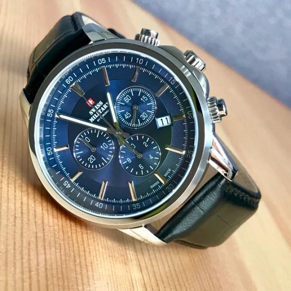Ceas de mână pentru bărbați Swiss Military SM34052.11 Cuarț/ 42 mm photo 3