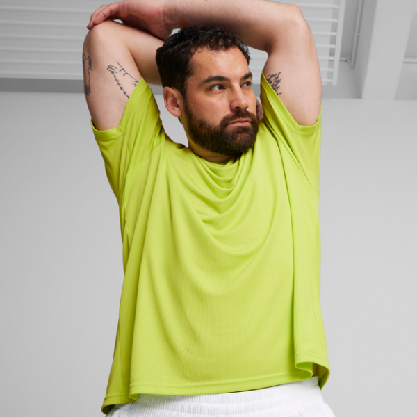 Футболка для мужчин Puma Performance Ss Tee M 100% полиэстер/ Lime Pow photo 4