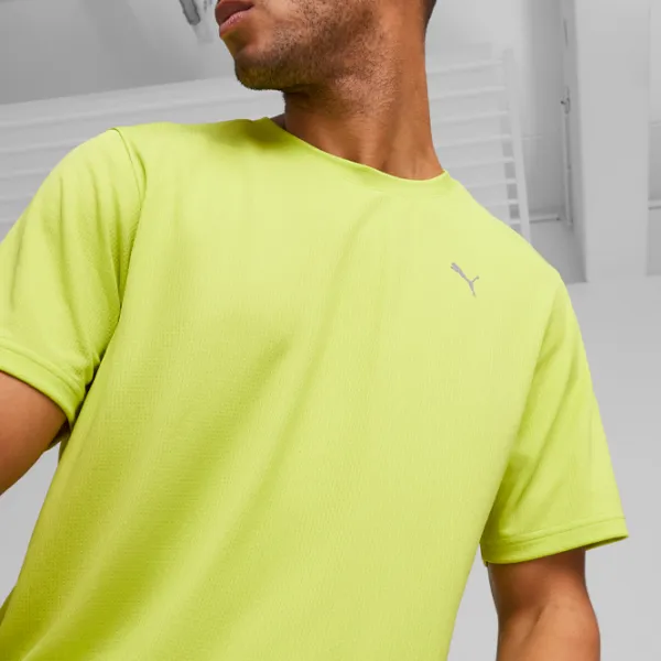 Футболка для мужчин Puma Performance Ss Tee M 100% полиэстер/ Lime Pow photo 6