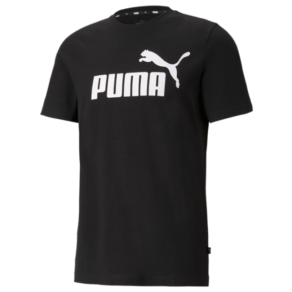 Tricou pentru bărbați Puma Ess Logo Tee 100% bumbac/ Black photo 7