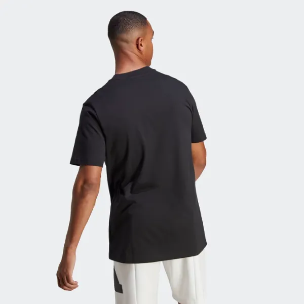 Футболка для мужчин Adidas M Fi Bos T 100% хлопок/ Черный photo 3