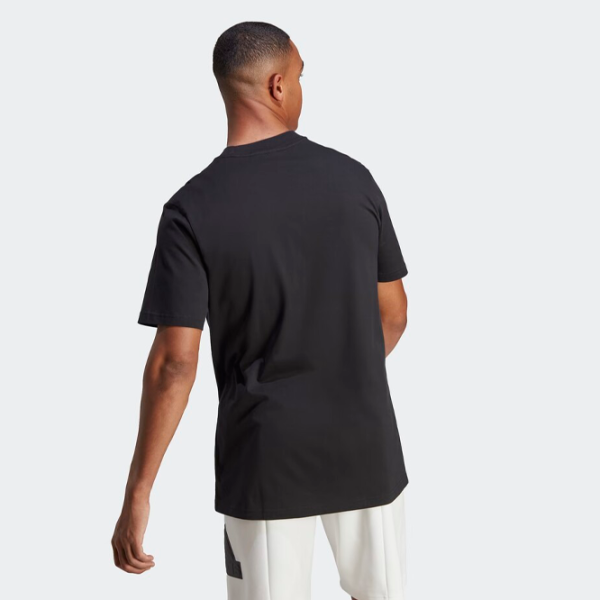 Футболка для мужчин Adidas M Fi Bos T 100% хлопок/ Черный photo 3