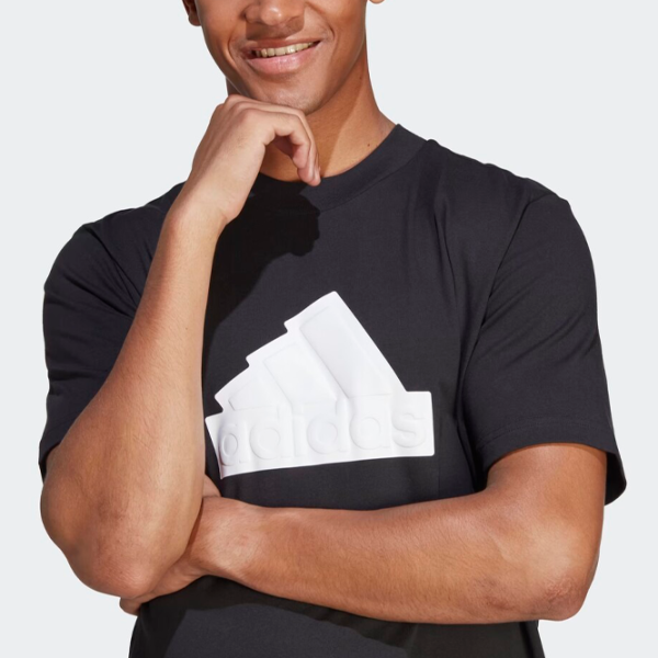 Футболка для мужчин Adidas M Fi Bos T 100% хлопок/ Черный photo 5