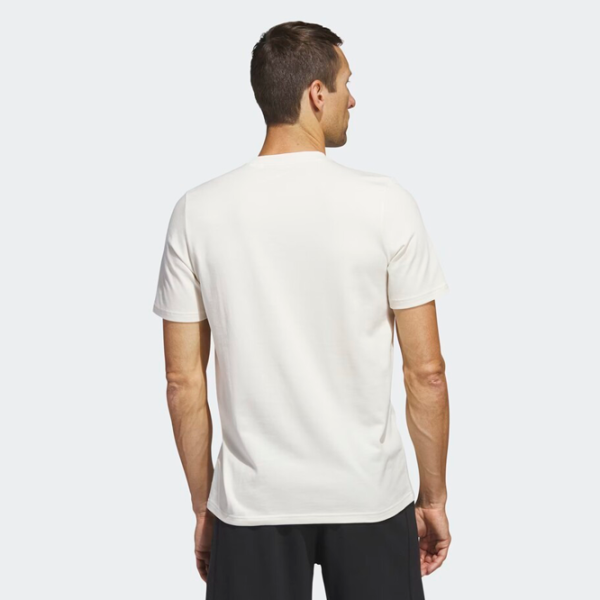 Футболка для мужчин Adidas M Lounge Tee 100% хлопок/ Белый photo 3