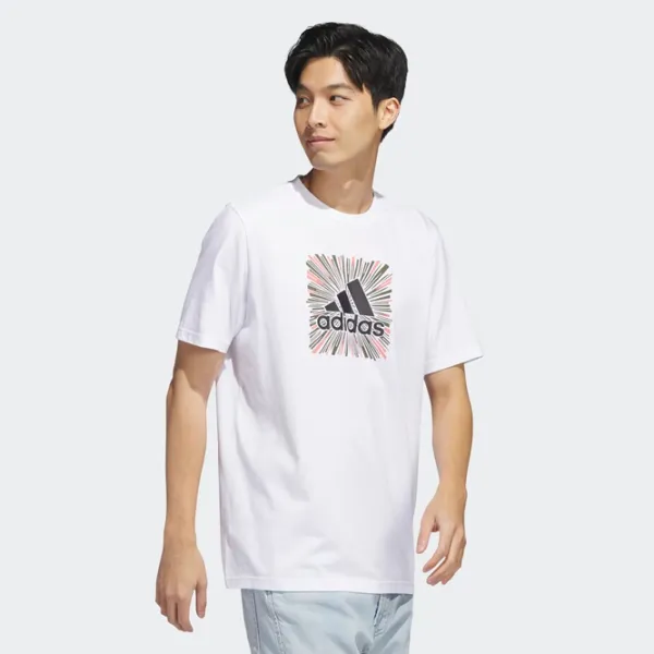 Футболка для мужчин Adidas M Opt G T 100% хлопок/ Белый photo 4