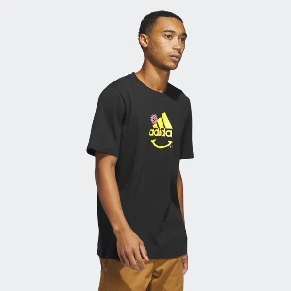 Футболка для мужчин Adidas M Change T 100% хлопок/ Черный photo 4