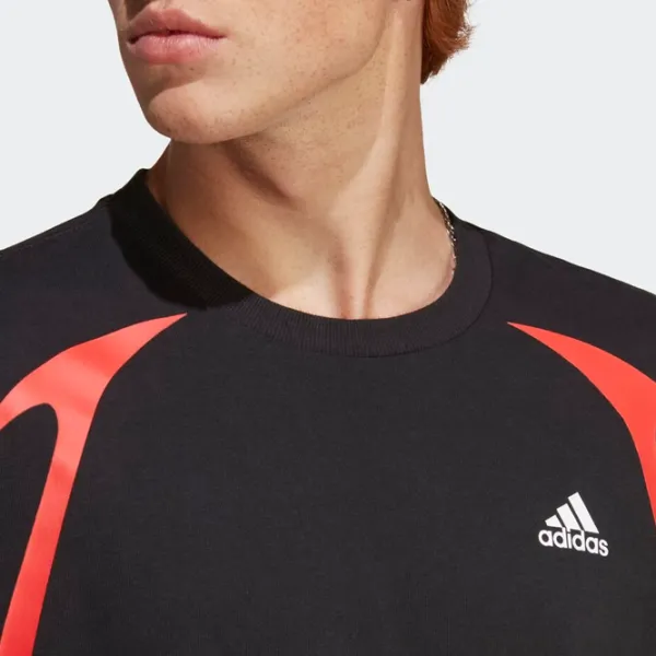 Tricou pentru bărbați Adidas M Cb T 100% bumbac/ Black photo 5